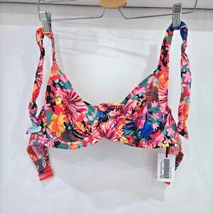 Pour Moi Heatwave Floral Underwire Bikini Top – 34F (UK)